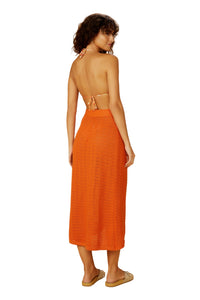 Model Back: Blueman Gonna Da Spiaggia Laranja-Tricot Saia