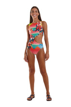 Carica l'immagine nel visualizzatore di Gallery, Model Front: Blueman Intero Maio Body Flower Power
