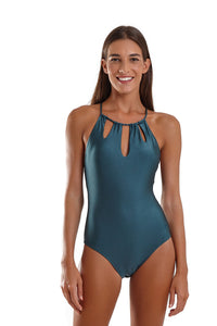 Model Front: Blueman Intero Maio Botanico Verde
