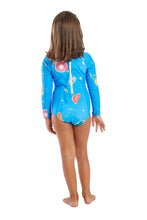 Carica l&#39;immagine nel visualizzatore di Gallery, Model Back: Blueman Intero Bambina Maio John Manga Longa Sticker
