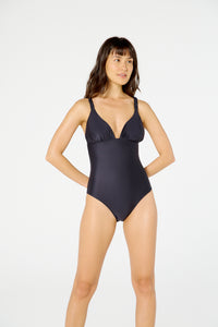 Image 03: Blueman Intero Maio Malibu Liso Preto