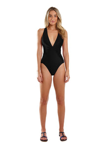 Model Front: Blueman Intero Maio Mambo Double Preto/Vermelho
