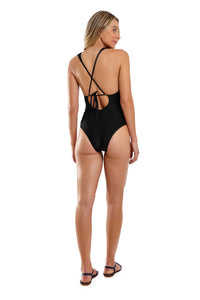 Model Back: Blueman Intero Maio Mambo Double Preto/Vermelho