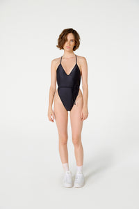 Model Front: Blueman Intero Maio Nicolle Liso Preto