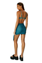 Carica l&#39;immagine nel visualizzatore di Gallery, Model Back: Blueman Gonna Da Spiaggia Mini Saia Tule Acqua
