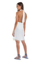 Carica l&#39;immagine nel visualizzatore di Gallery, Model Back: Blueman Vestito Da Spiaggia Saida Janus Off White
