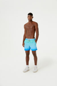 Model Front: Blueman Costume A Pantaloncino Short Degrade Sky
