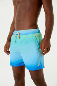 Image 03: Blueman Costume A Pantaloncino Short Degrade Sky