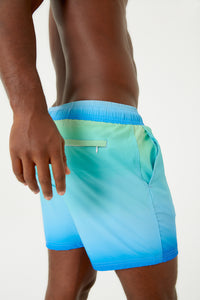 Image 05: Blueman Costume A Pantaloncino Short Degrade Sky