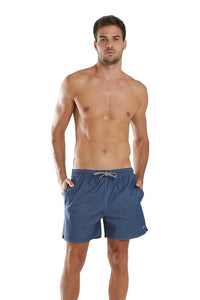Model Front: Blueman Costume A Pantaloncino Short Pier Azul Marinho