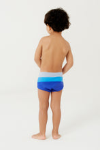 Carica l&#39;immagine nel visualizzatore di Gallery, Model Back: Blueman Costume Ragazzo Sunga Army Crepusculo Ver24 Azul Inf
