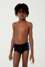 Carica l&#39;immagine nel visualizzatore di Gallery, Model Front: Blueman Costume Ragazzo Sunga Army Tripe Color Ver24 Preto
