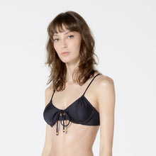 Carica l&#39;immagine nel visualizzatore di Gallery, Gallery: Blueman Reggiseno Top Bay Liso Preto
