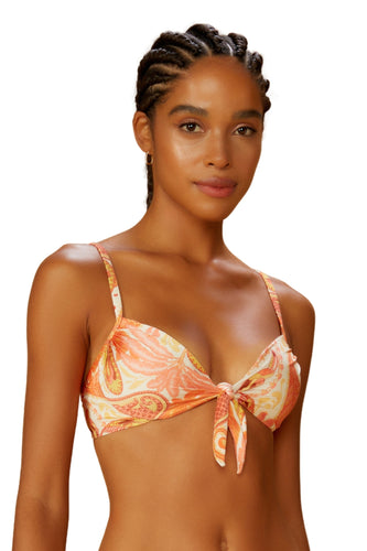 Gallery: Blueman Reggiseno Top Florest-Salmao Bardot