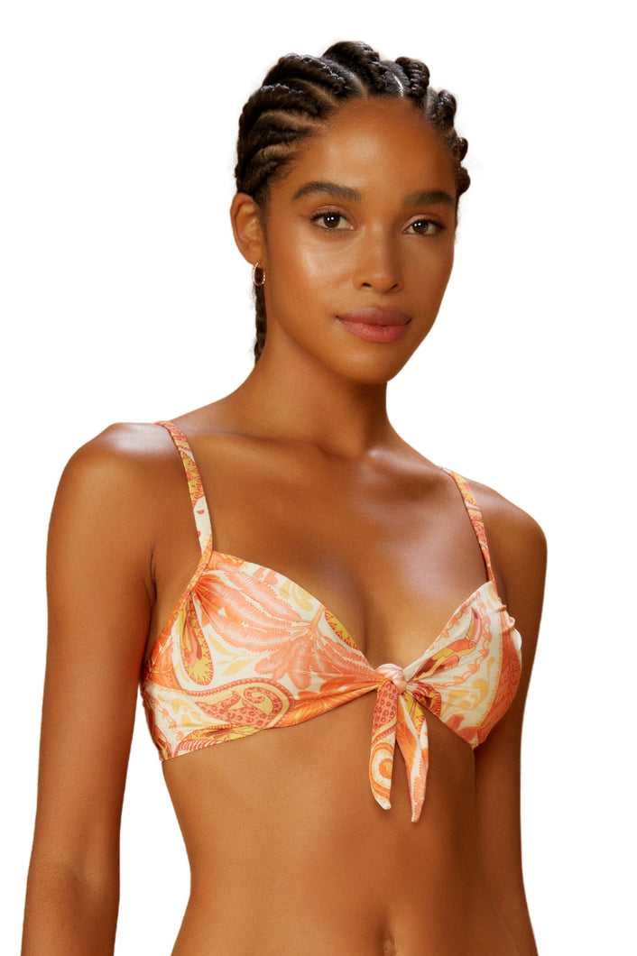 Gallery: Blueman Reggiseno Top Florest-Salmao Bardot