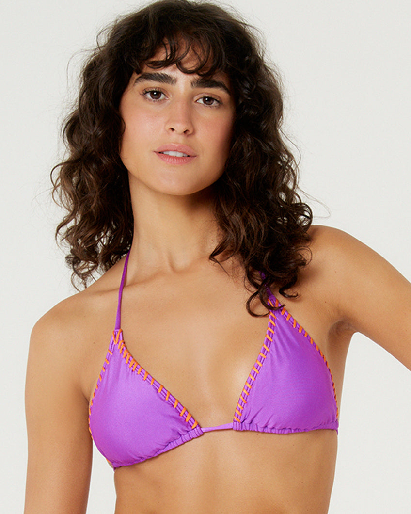 Gallery: Blueman Reggiseno Top Foam Dotted Roxo