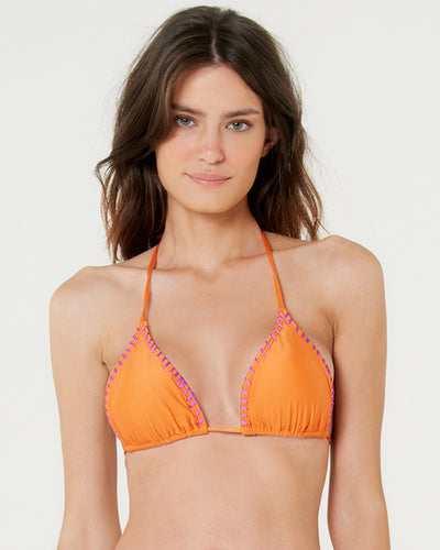 Gallery: Blueman Reggiseno Top Foam Dotted Tahity Laranja