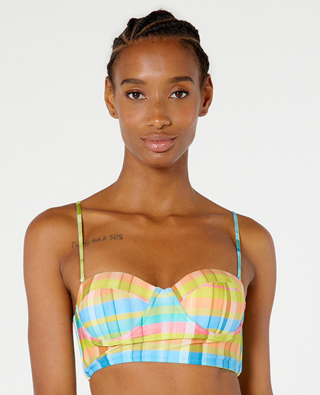 Gallery: Blueman Reggiseno Top Laise Hot Xadrez Candy