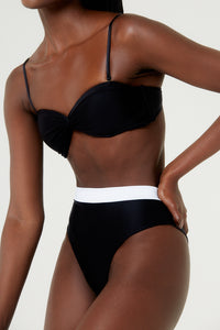 Image 08: Blueman Reggiseno Top Latino Belga Preto