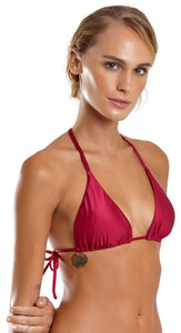 Image 06: Blueman Reggiseno Top Max Macrame Liso Rosa