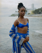 Carica l&#39;immagine nel visualizzatore di Gallery, Image 05: Blueman Reggiseno Top Pepe Bias Arriba Azul
