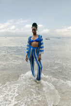 Carica l&#39;immagine nel visualizzatore di Gallery, Image 10: Blueman Reggiseno Top Pepe Bias Arriba Azul
