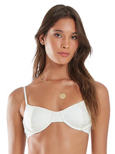 Carica l&#39;immagine nel visualizzatore di Gallery, Gallery: Blueman Reggiseno Top Pepe Liso Off White
