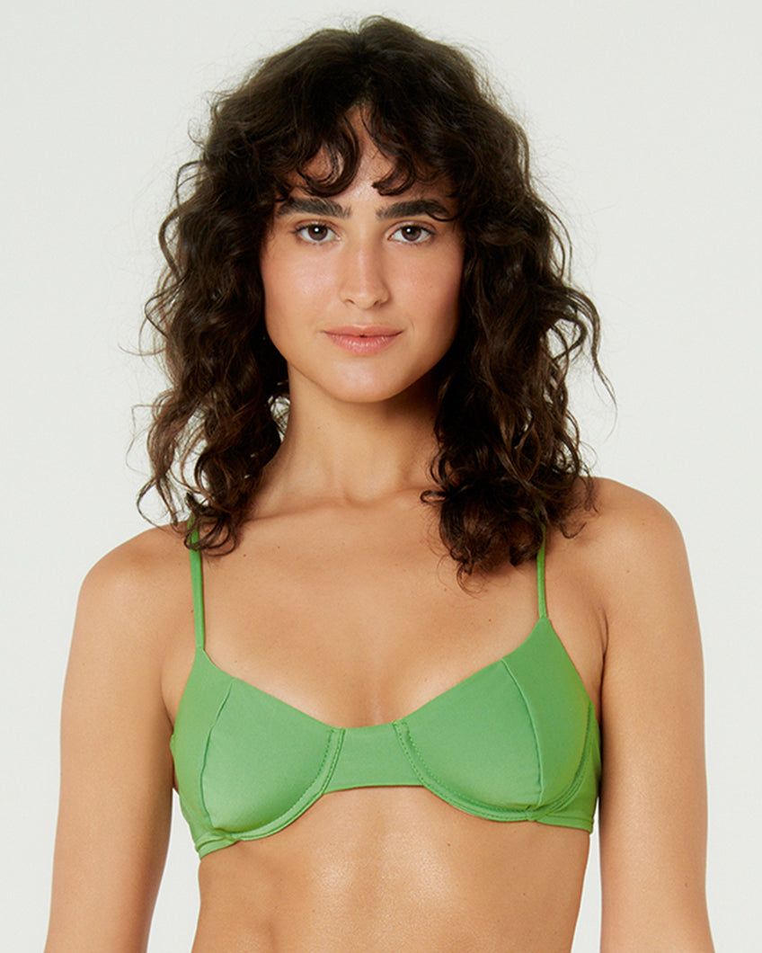 Gallery: Blueman Reggiseno Top Pepe New Fox Verde