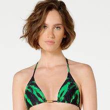 Carica l&#39;immagine nel visualizzatore di Gallery, Gallery: Blueman Reggiseno Top Point Tie Dye Verde
