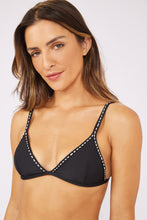 Carica l&#39;immagine nel visualizzatore di Gallery, Gallery: Blueman Reggiseno Top Preto Dance-Pesponto

