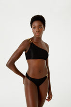 Carica l&#39;immagine nel visualizzatore di Gallery, Image 03: Blueman Reggiseno Top Textura Wavy Shine Preto
