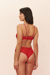 Model Back: Blueman Reggiseno Top Vermelho Surfista