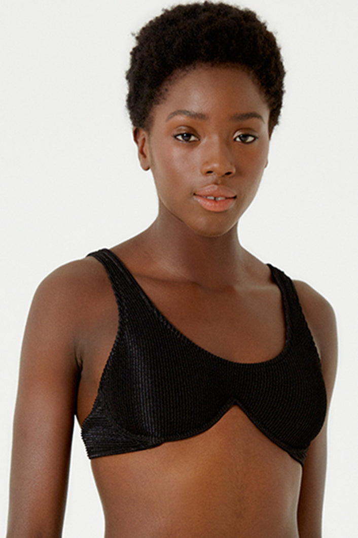 Gallery: Blueman Reggiseno Top Wavy Shine Preto