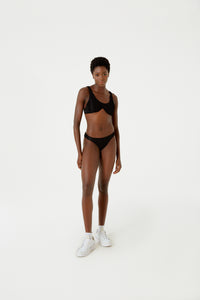 Image 05: Blueman Reggiseno Top Wavy Shine Preto