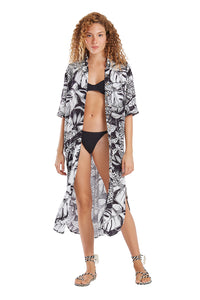 Image 04: Blueman Vestito Da Spiaggia Vestido Chemise Recortes Eclipse