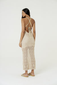 Model Back: Blueman Vestito Da Spiaggia Vestido Longo Tricot Lurex