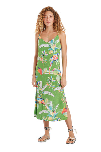 Model Front: Blueman Vestito Da Spiaggia Vestido Midi Rafaela Vanguarda