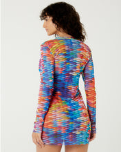 Carica l&#39;immagine nel visualizzatore di Gallery, Image 06: Blueman Mini Dress Vestido Tule Manga Longa Escama
