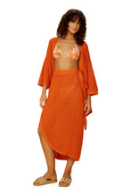 Carica l&#39;immagine nel visualizzatore di Gallery, Laranja-Tricot Kimono
