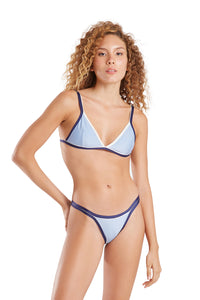 Top Dance Liso Azul