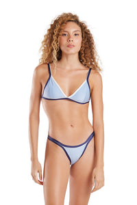 Top Dance Liso Azul