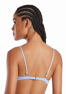Top Pepe Liso Azul